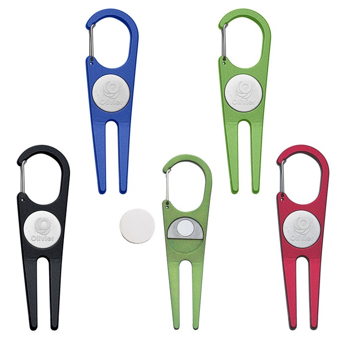 NH7267 Aluminum Divot Tool With Ball Marker And...